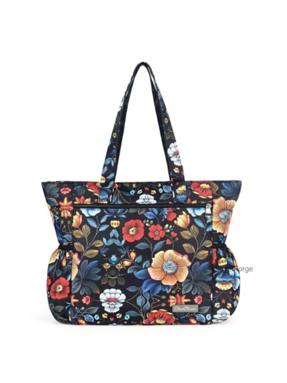Large Waterproof Nylon Shoulder Tote for Work Gym Beach